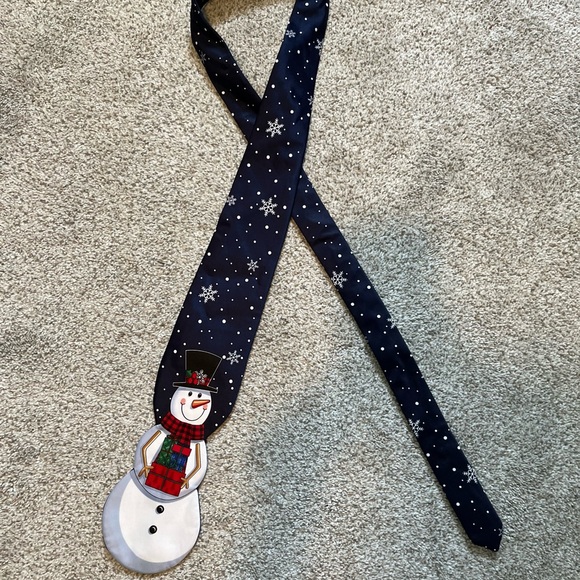 Ugly Christmas/Holiday Snowman Tie - Picture 1 of 4